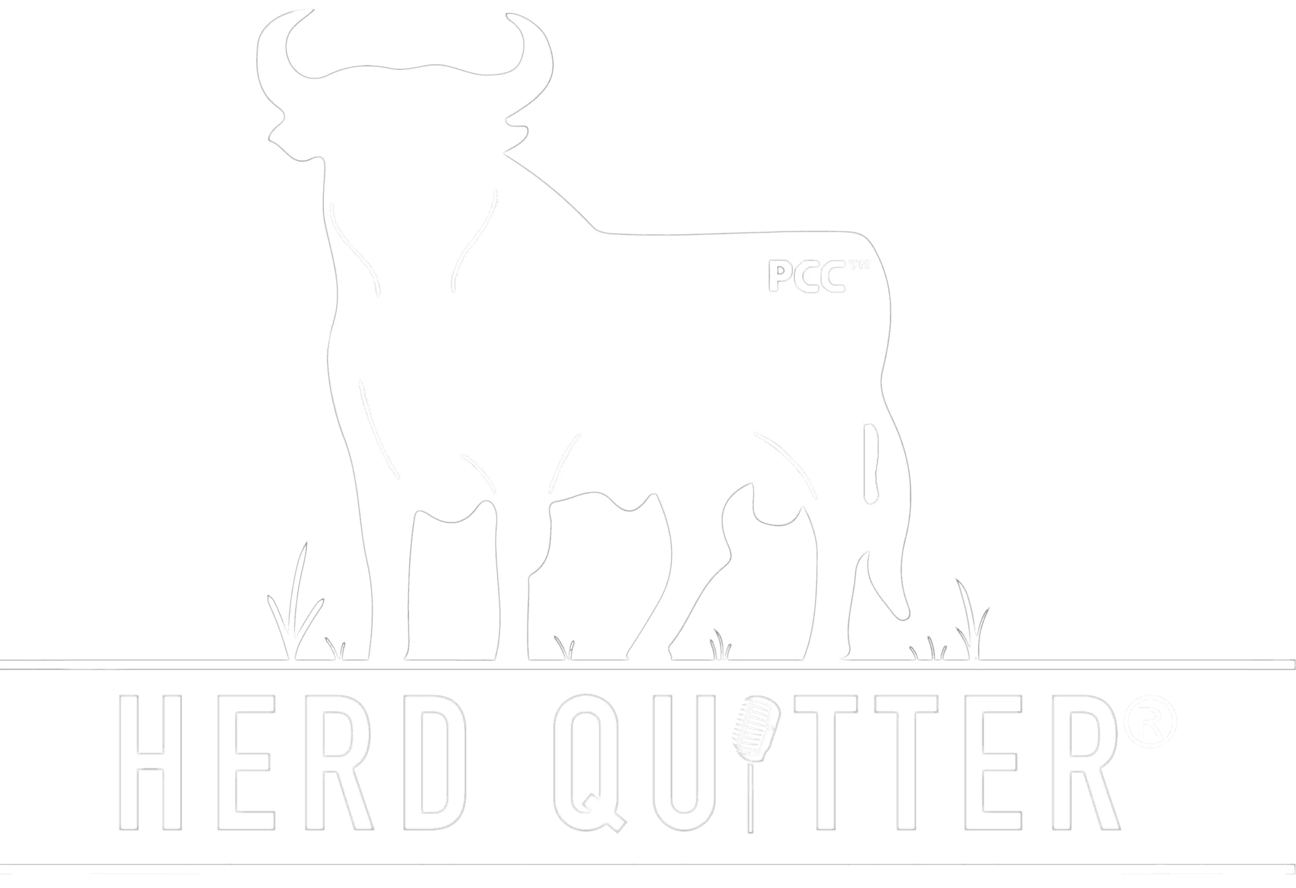Herd Quitter® White Herd Quitter® White Logo
